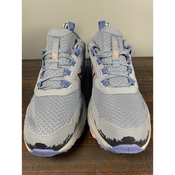New Balance 510v5 Trail Running Shoes Gray Blue Coral Women’s Size 10 WTS10CPS - Picture 3 of 8